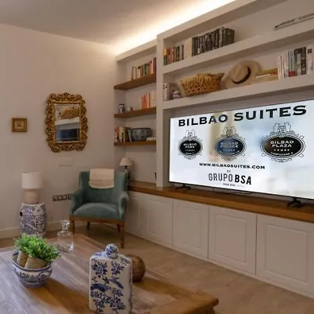 Lägenhet Plaza Campuzano De Suites, Elegante Y Centrico Bilbao