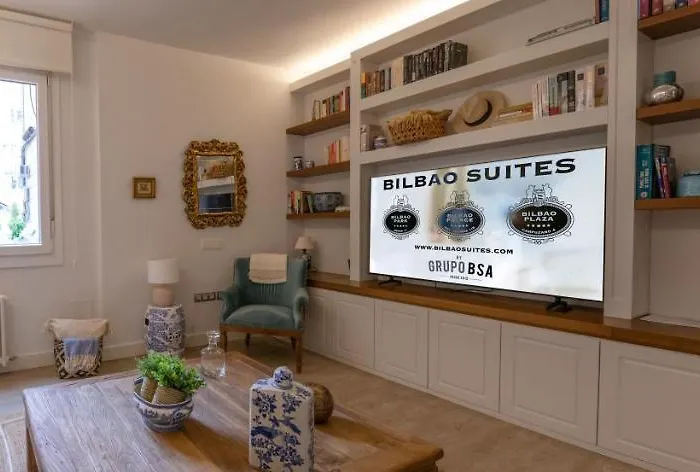 Lägenhet Plaza Campuzano De Suites, Elegante Y Centrico Bilbao